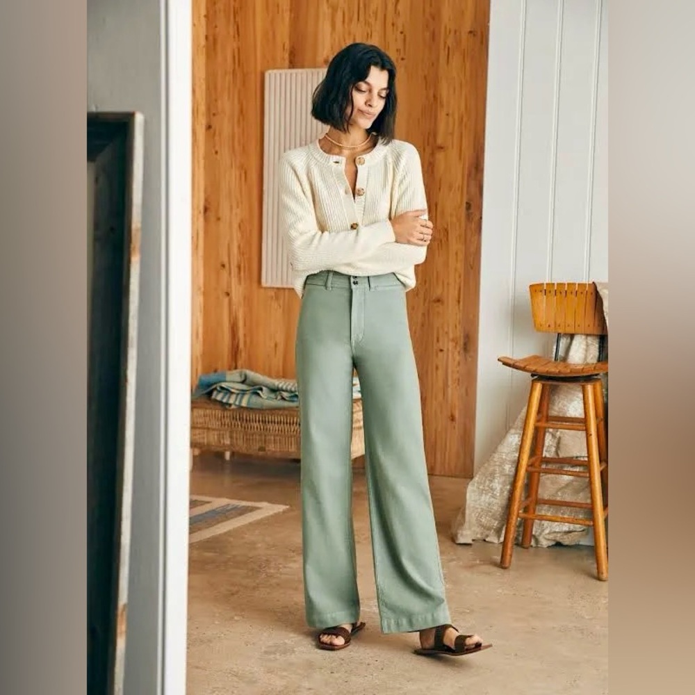FAHERTY Stretch Terry Harbor Pant